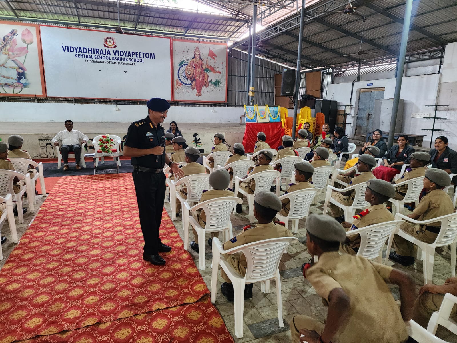 Quarterly Inspection by Col.Dhirendrakumar